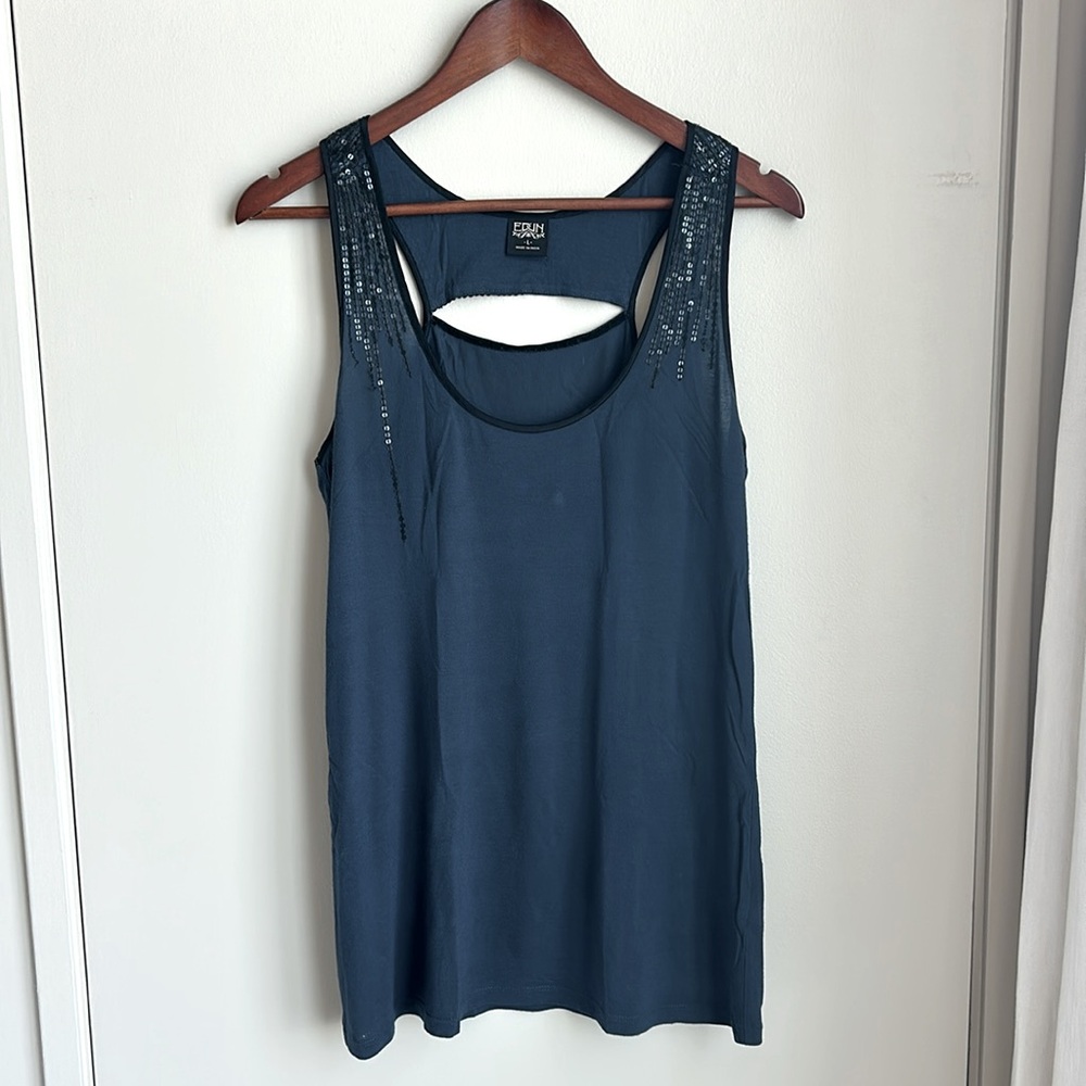 Edun Embellished Tank